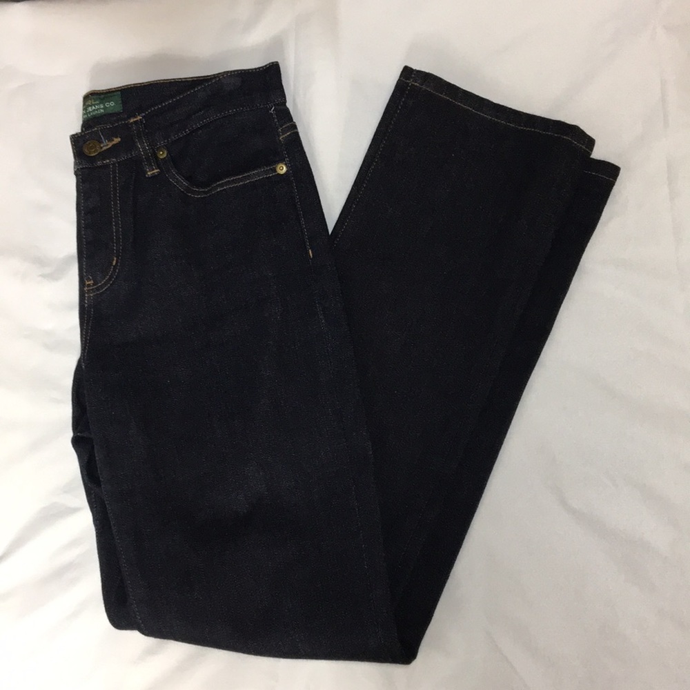 Ralph Lauren Women’s Jeans Dark Wash Straight Leg Size 2 Like-NEW
